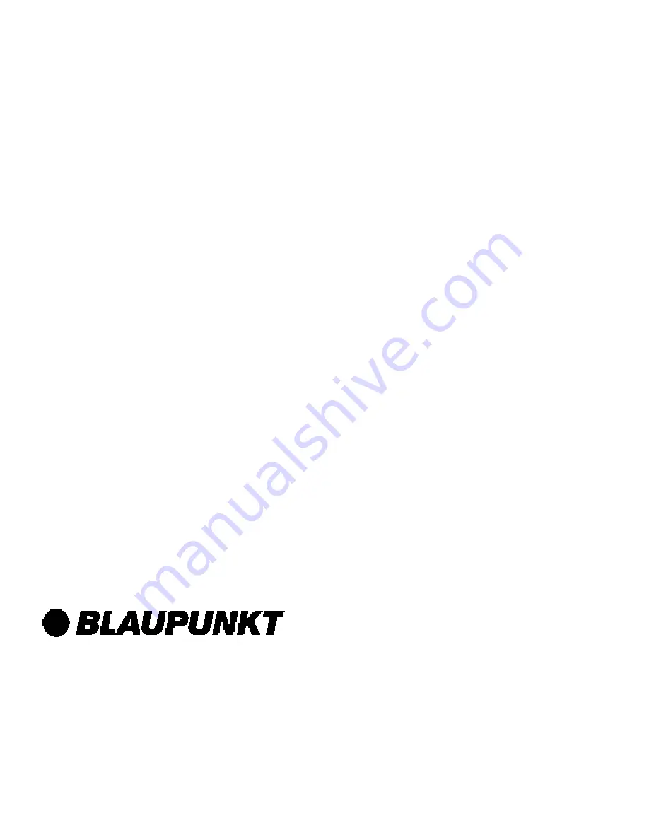 Blaupunkt ProComponent PCw 1000 Скачать руководство пользователя страница 20