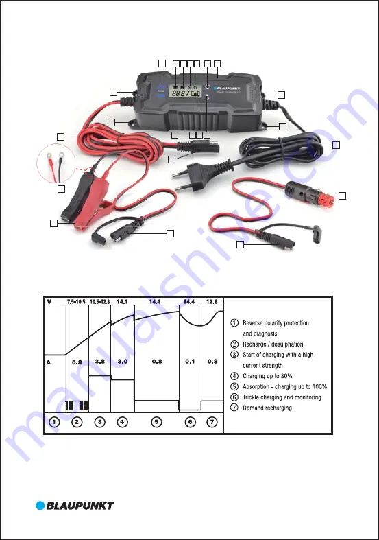 Blaupunkt SMART CHARGER 170 Скачать руководство пользователя страница 5