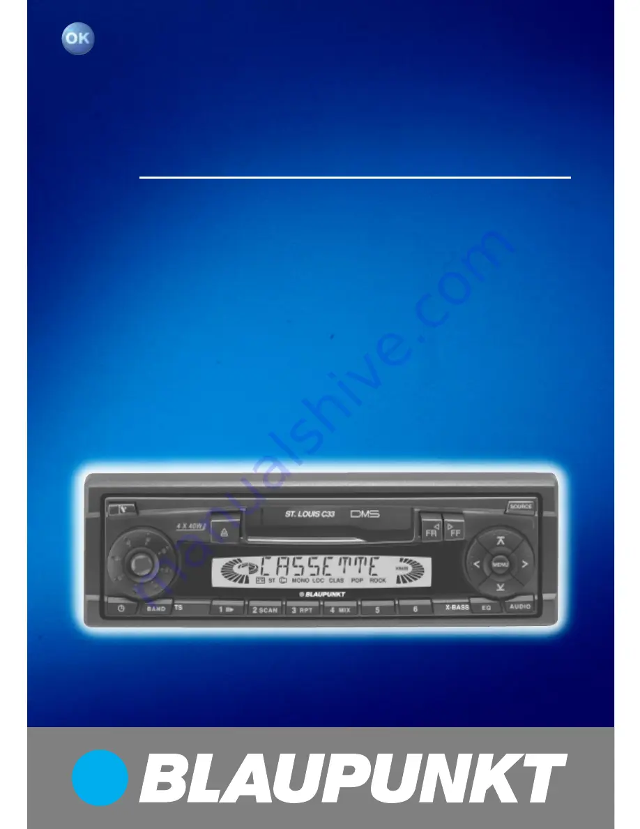 Blaupunkt ST. LOUIS 7 642 183 110 Скачать руководство пользователя страница 1