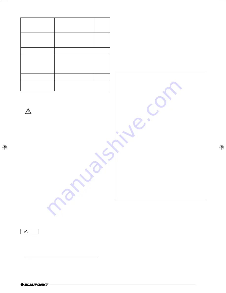 Blaupunkt THA 275 PnP Manual Download Page 39