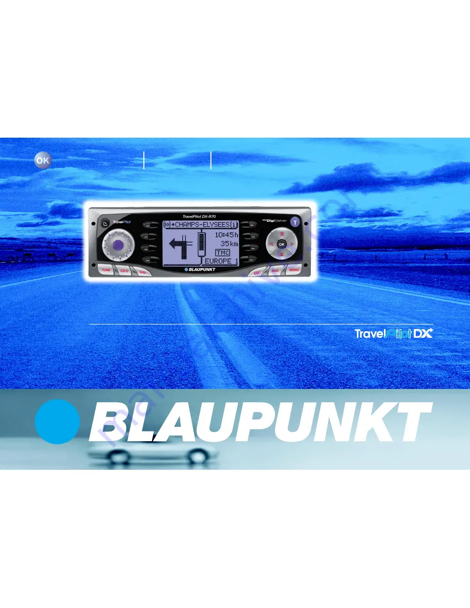 Blaupunkt TravelPilot DX-R70 Operating Instructions Manual Download Page 1