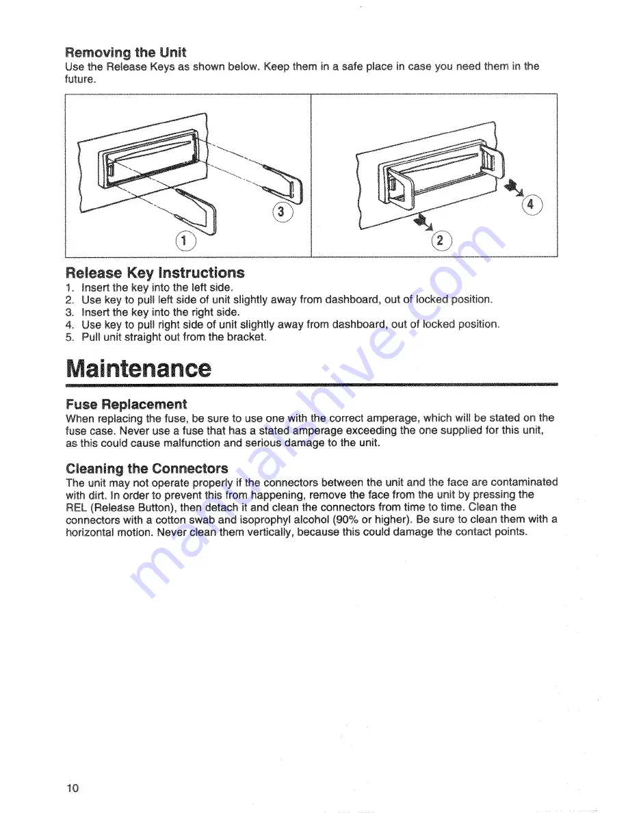 Blaupunkt Vancouver CD126 Скачать руководство пользователя страница 10