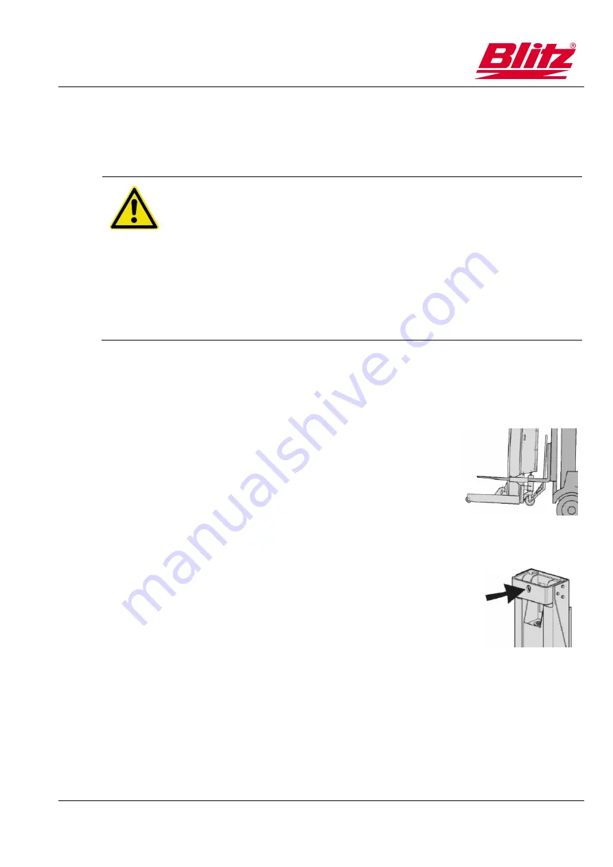 Blitz HydroLift S2 2 - 8.2 - DC Operating Instructions Manual Download Page 21