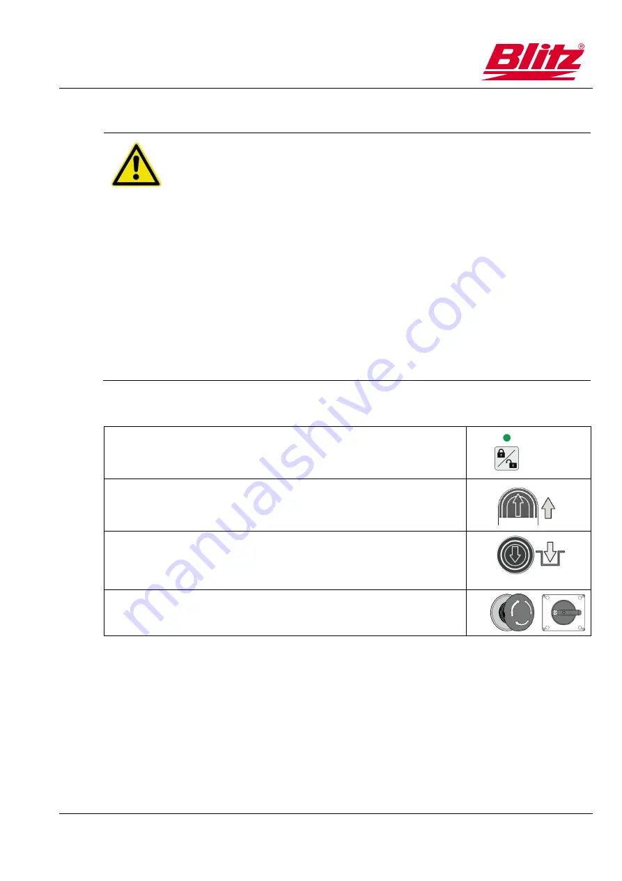 Blitz HydroLift S2 2 - 8.2 - DC Operating Instructions Manual Download Page 31