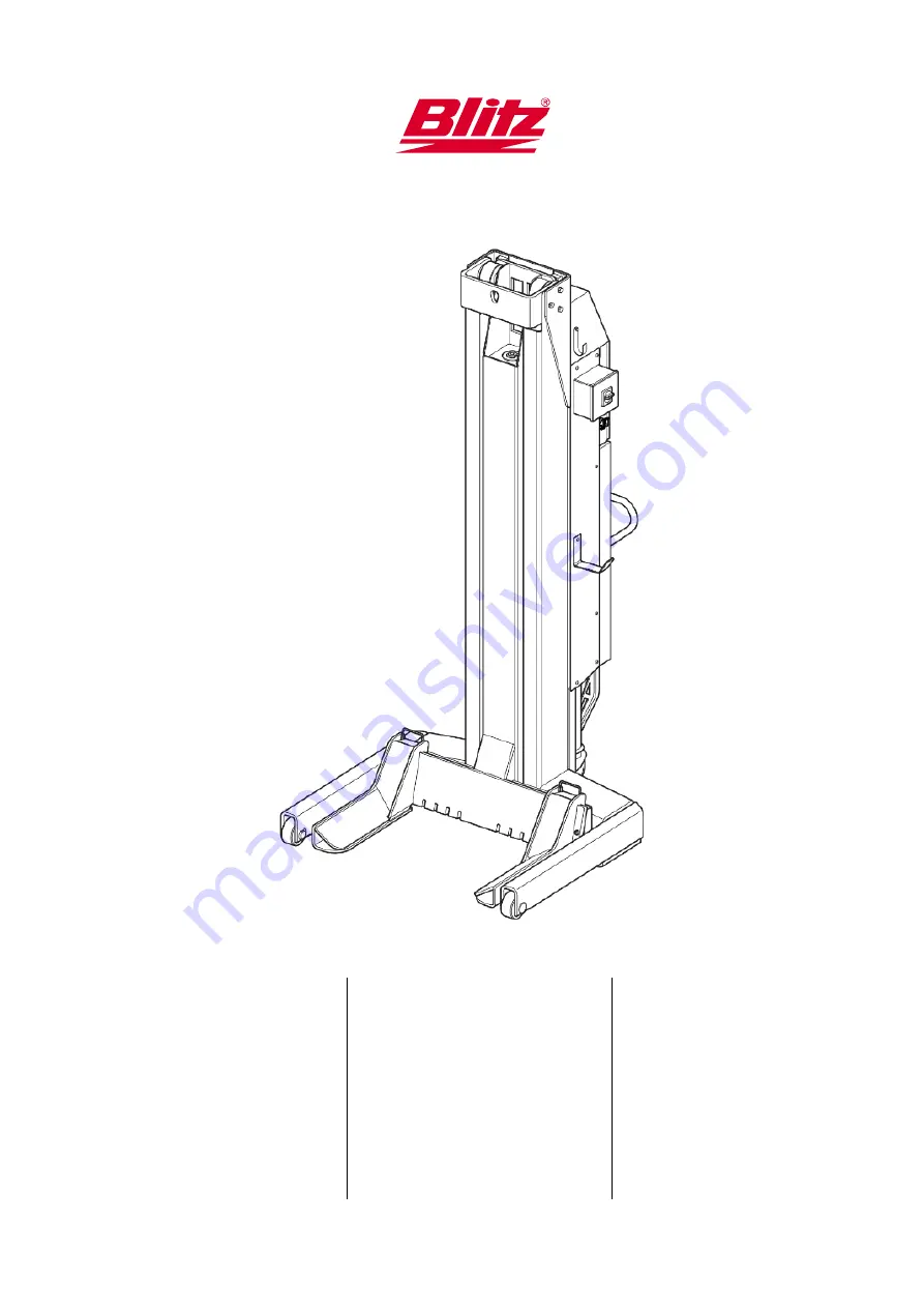 Blitz HydroLift S2 2 - 8.2 - DC Скачать руководство пользователя страница 75