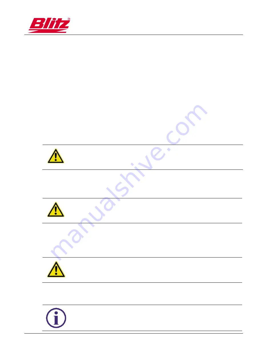 Blitz HydroLift S2 2 - 8.2 - DC Operating Instructions Manual Download Page 226