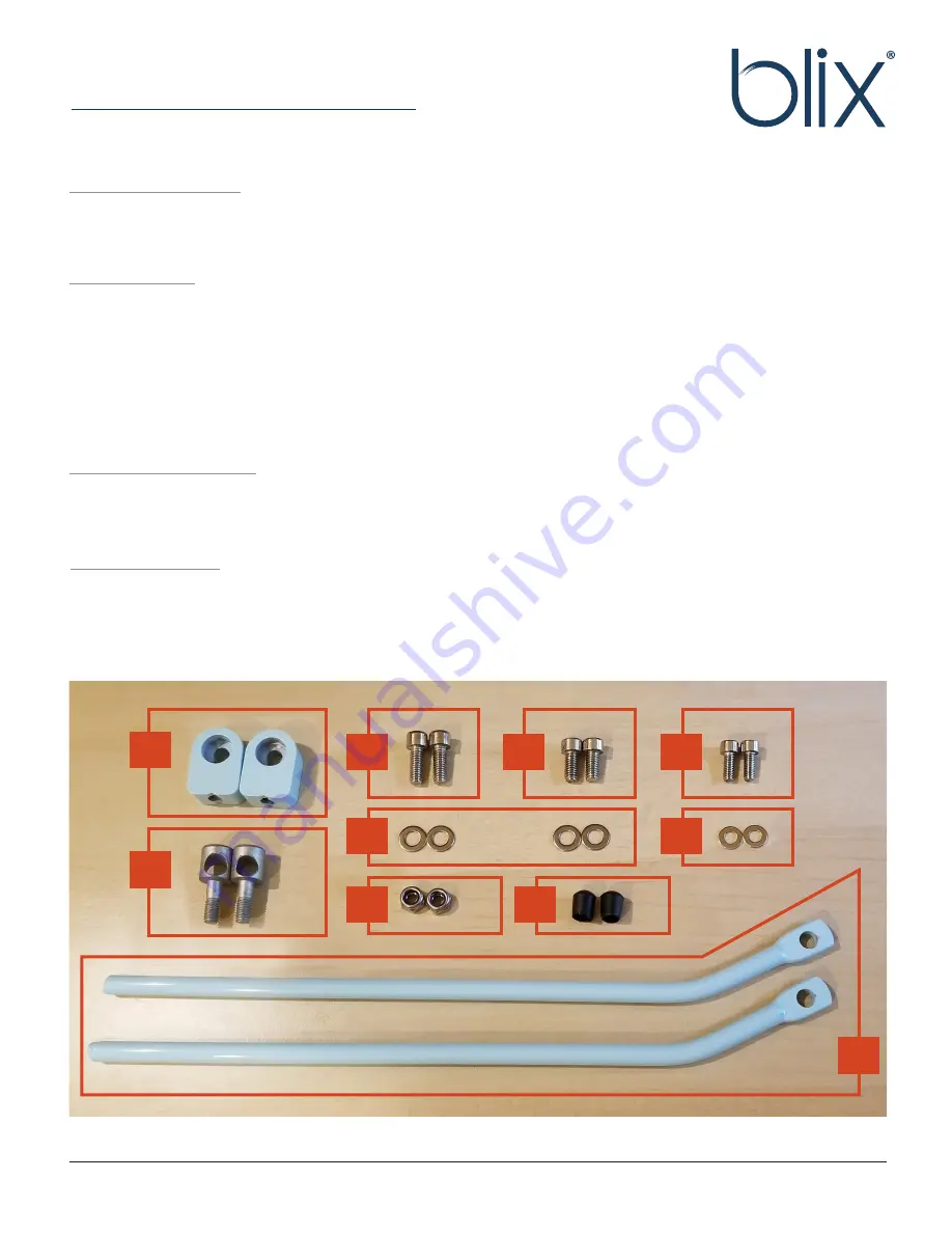 Blix Sol Rear Rack Quick Start Manual Download Page 1