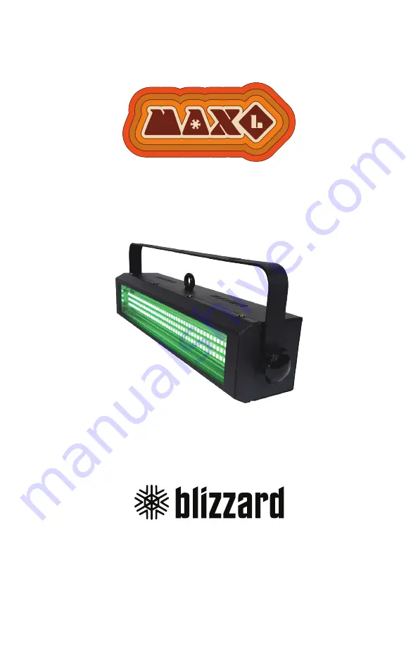 Blizzard Lighting 124281 Manual Download Page 1