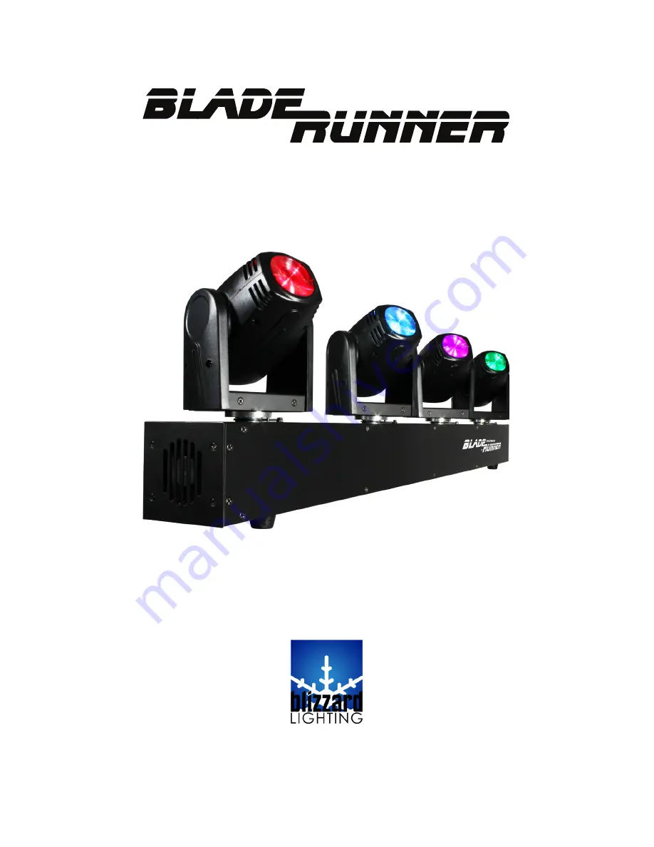 Blizzard Lighting BladeRunner RGBW User Manual Download Page 1