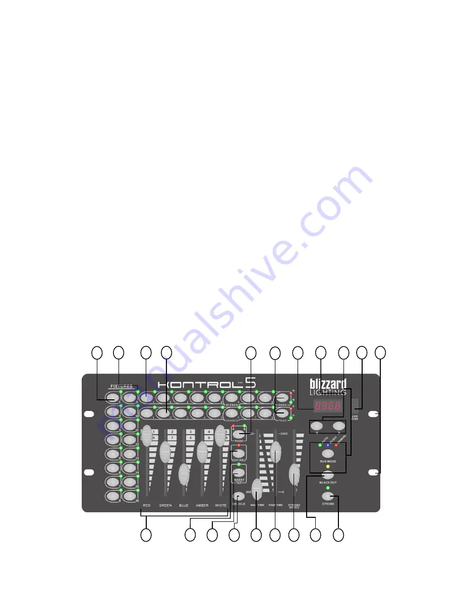 Blizzard Lighting Kontrol 5 Manual Download Page 5