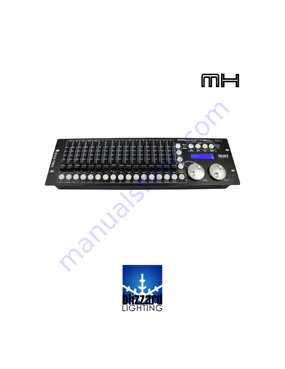 Blizzard Lighting PROKONTROL MH User Manual Download Page 1