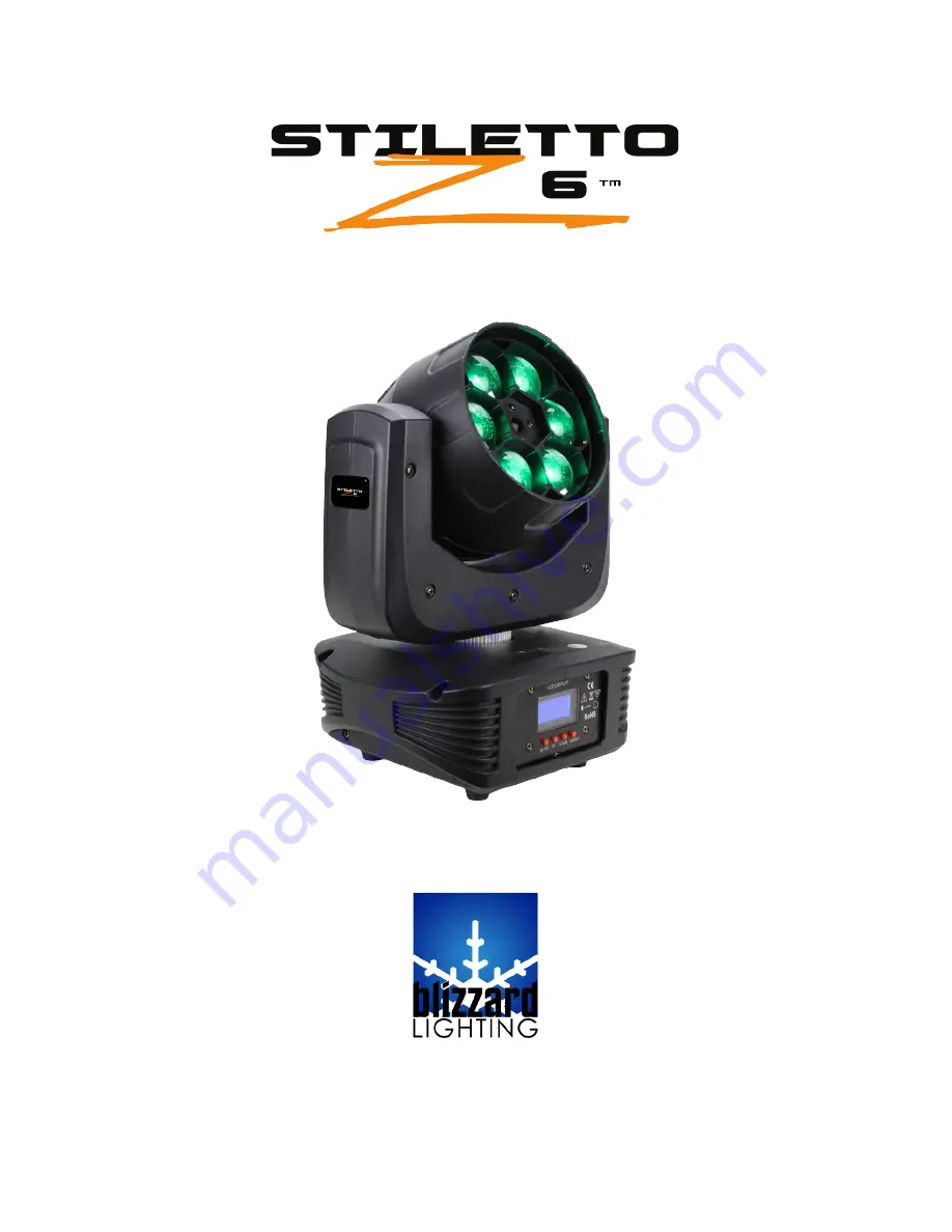 Blizzard Lighting Stiletto 6 Скачать руководство пользователя страница 1