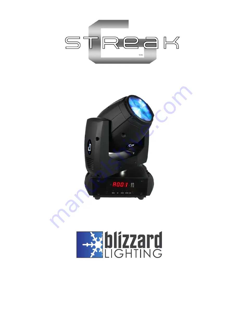 Blizzard Lighting streak G Скачать руководство пользователя страница 1