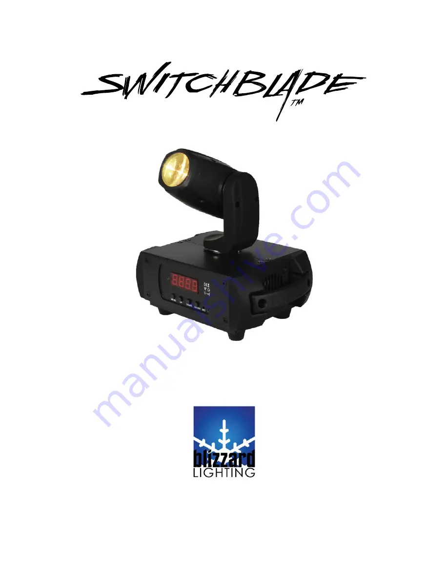 Blizzard Lighting switchblade Скачать руководство пользователя страница 1