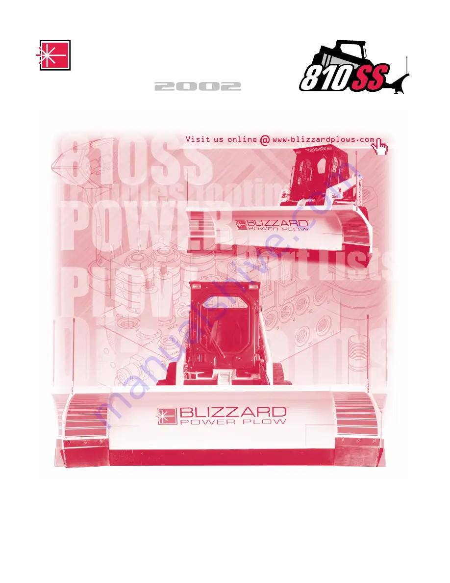 Blizzard POWER PLOW 810SS Assembly & Operation Manual Download Page 1