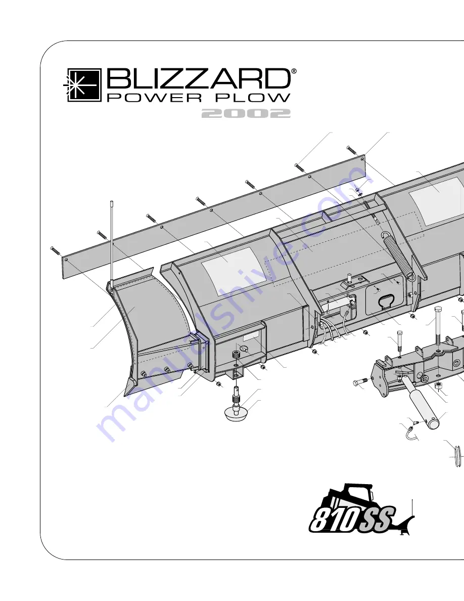 Blizzard POWER PLOW 810SS Assembly & Operation Manual Download Page 20