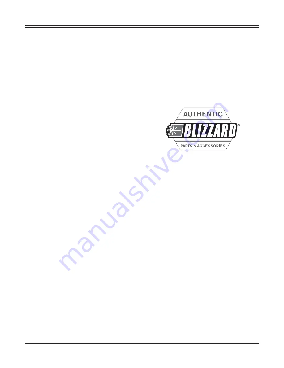 Blizzard SPEEDWING 7600HD Owner'S Manual Download Page 6