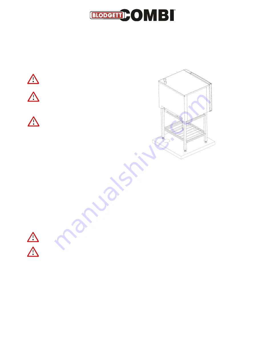 Blodgett Combi Manual Control BCM Service & Installation Manual Download Page 5