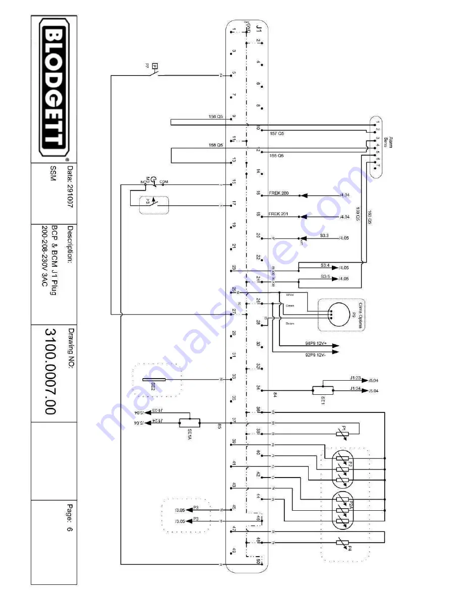 Blodgett Combi Manual Control BCM Скачать руководство пользователя страница 40