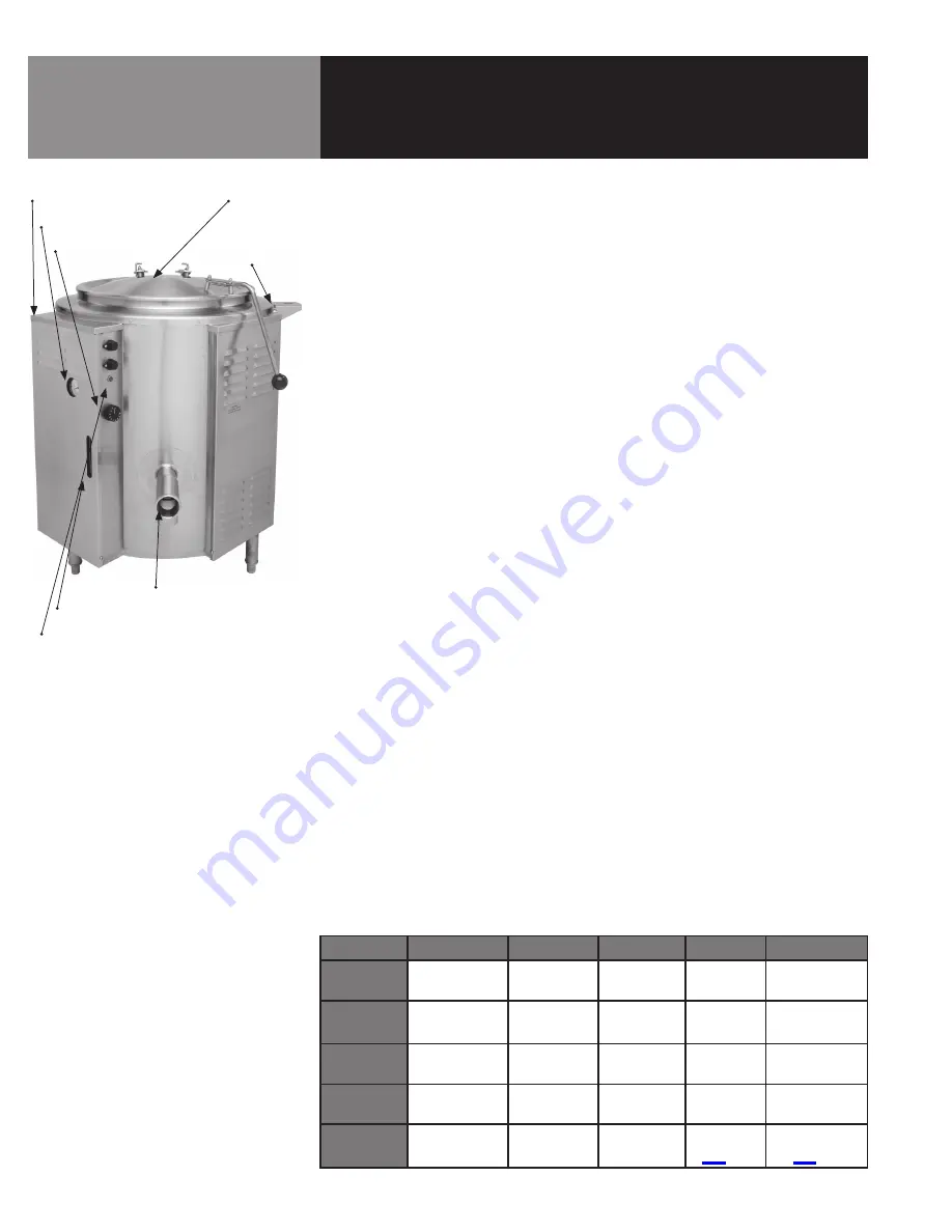 Blodgett 100E-KLS Installation Operation & Maintenance Download Page 6