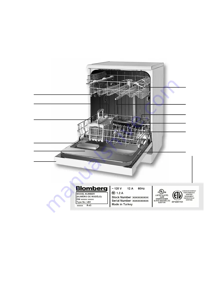 Blomberg DW 14110 NBLOO Use And Care Manual Download Page 6