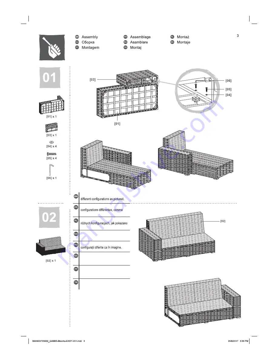 Blooma Gabbs Installation Manual Download Page 3