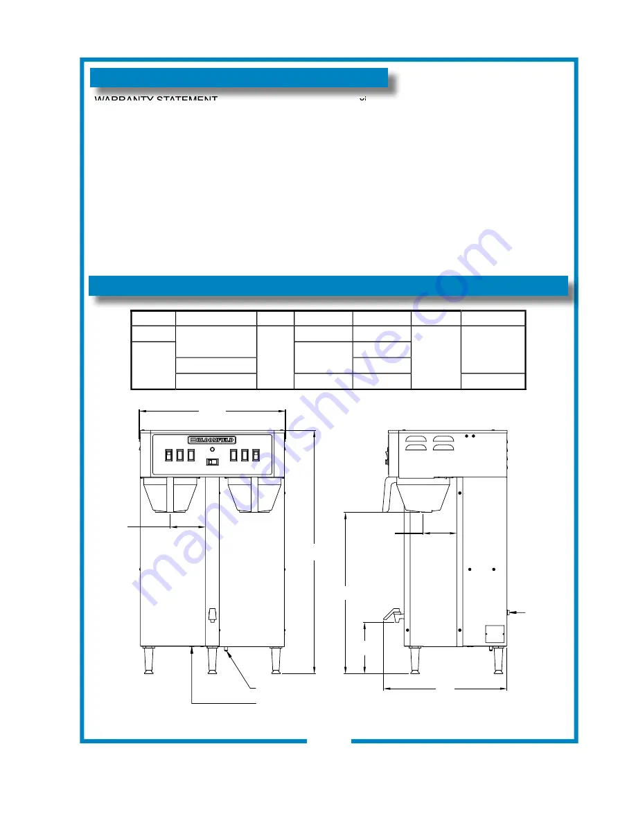 Bloomfield 8790 Скачать руководство пользователя страница 3