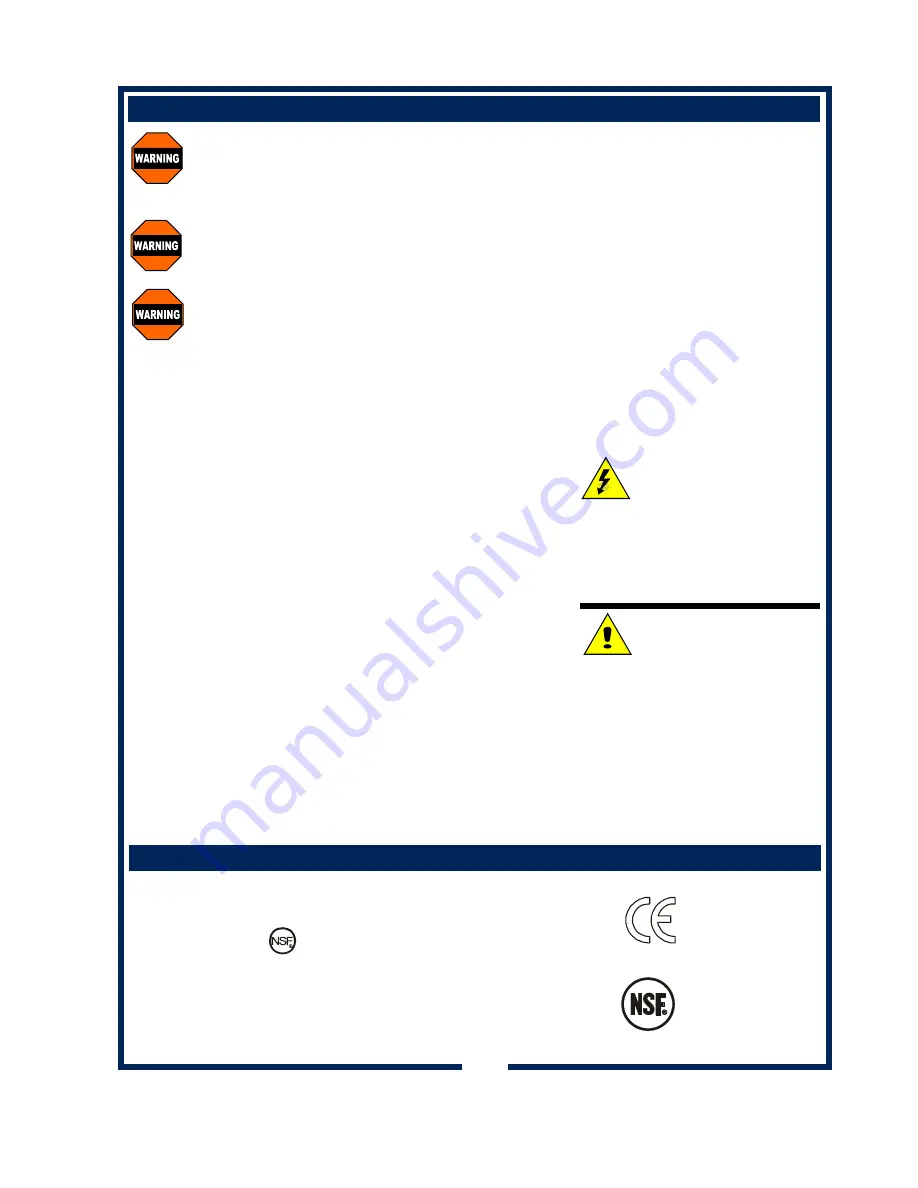 Bloomfield Aquarius 8372EU Owner'S Manual Download Page 5