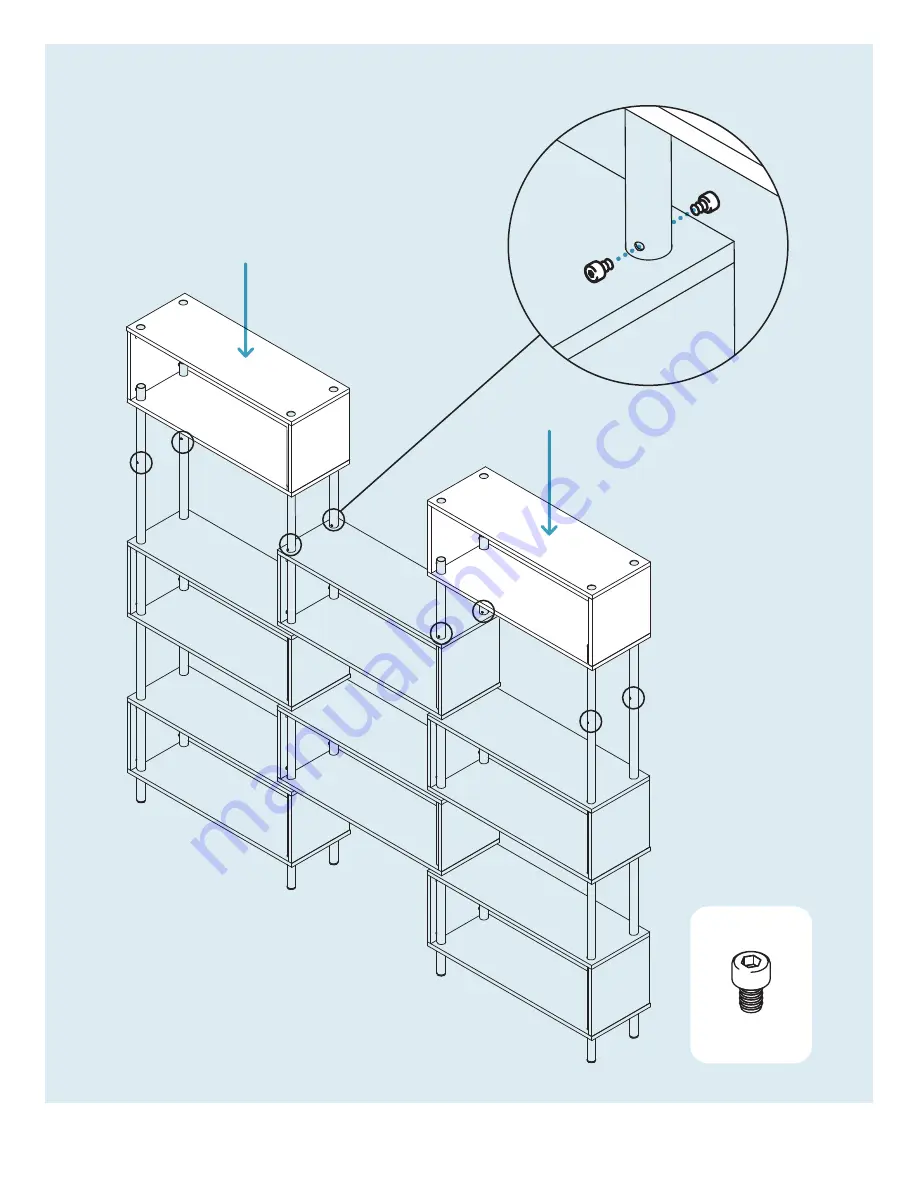 BluDot Chicago 8 Box Assembly Notes Download Page 11