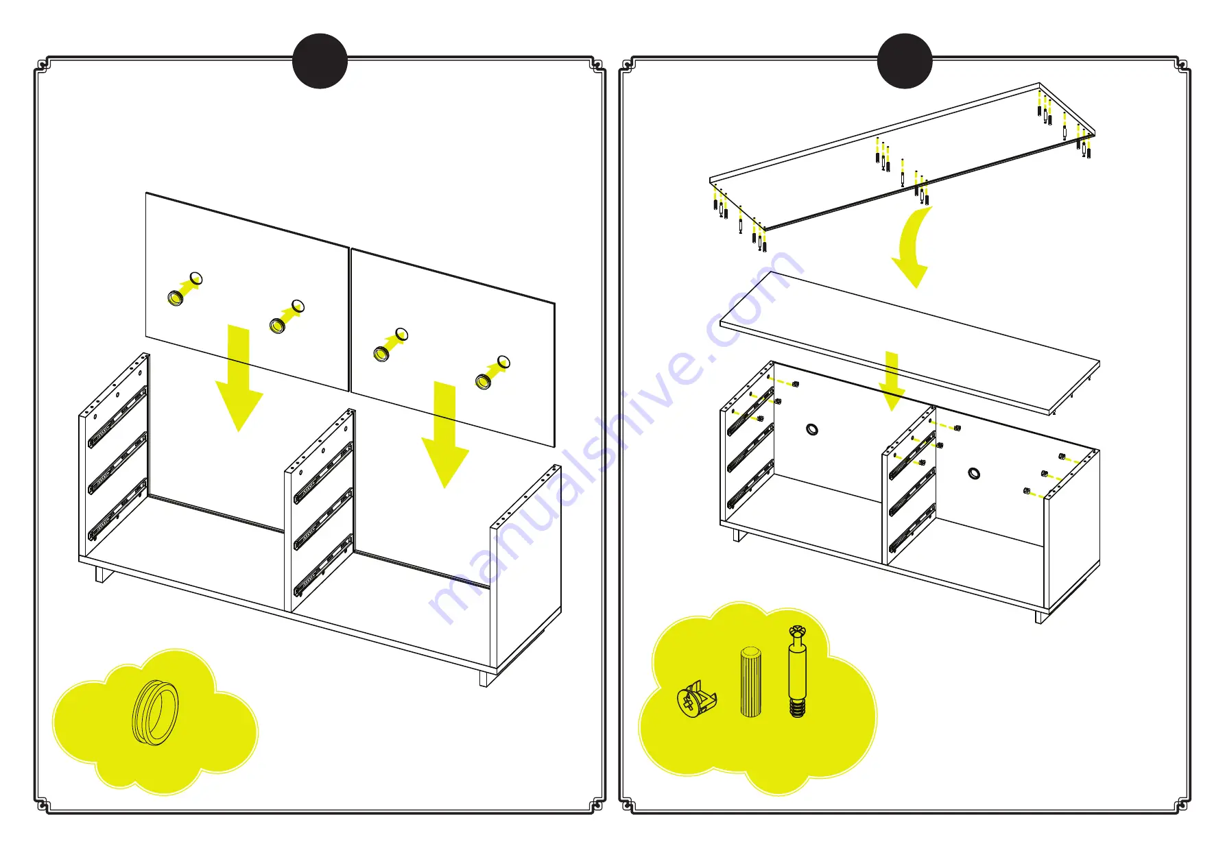 BluDot MODULICIOUS 6 LOW DRESSER Assembly Instructions Manual Download Page 5