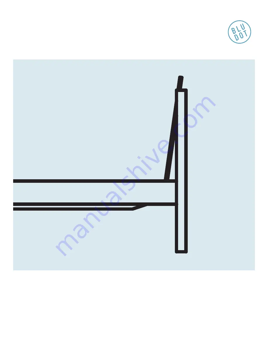 BluDot Post Up Bed Скачать руководство пользователя страница 1