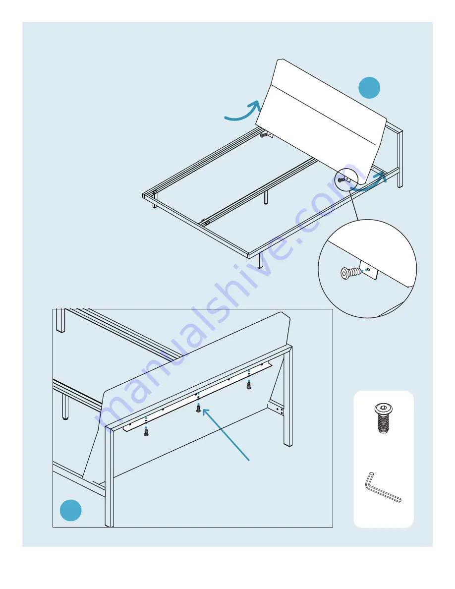 BluDot Station Bed Manual Download Page 7