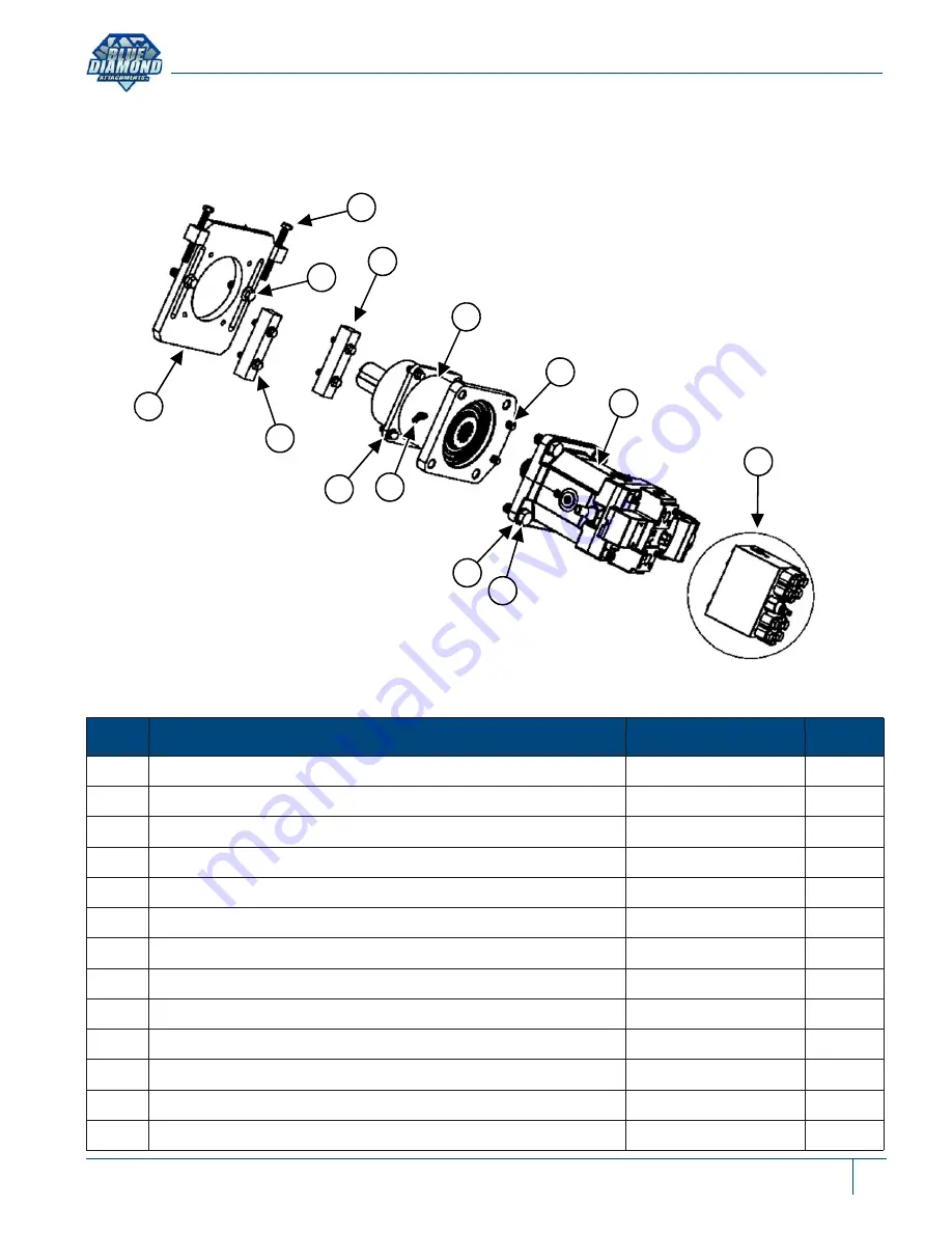 Blue Diamond Drum Mulcher Operation And Maintenance Manual Download Page 67