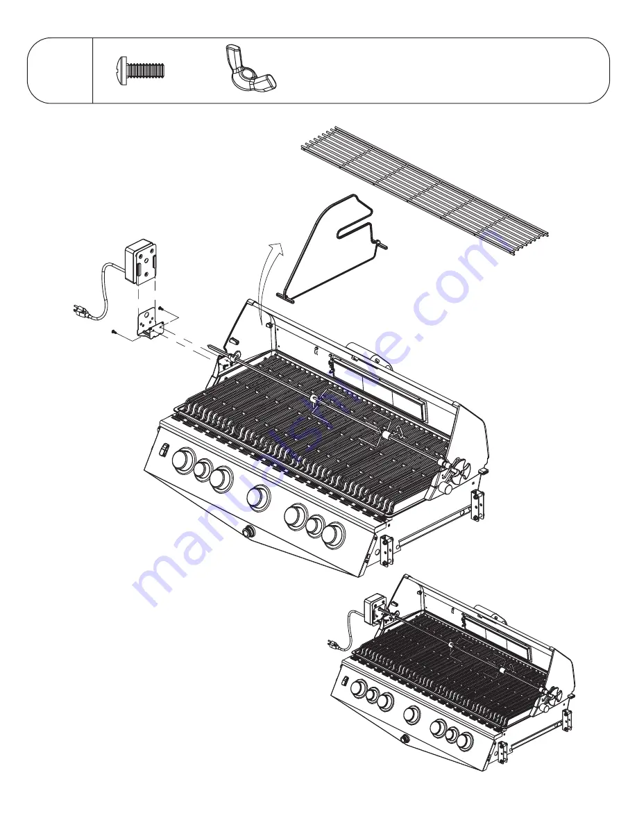 BLUE EMBER GRILLS BE65078-584 Assembly Manual And Parts List Download Page 8