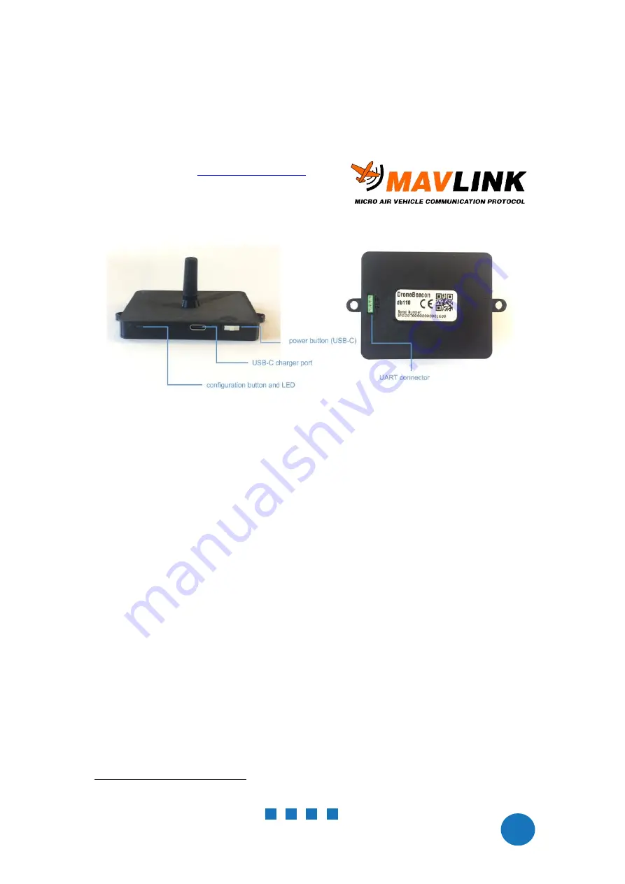 Blue Mark DroneBeacon MAVLink 110 Series Manual Download Page 6