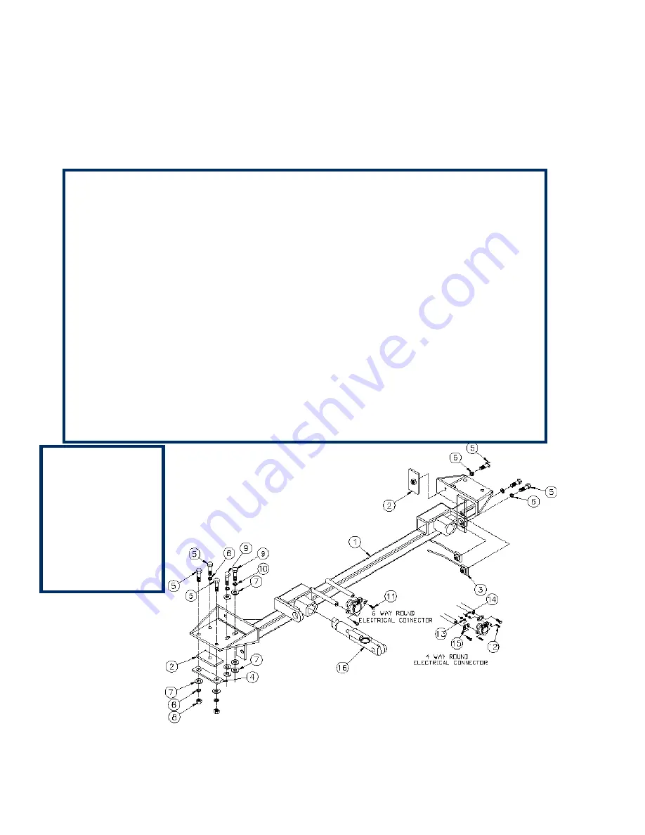 Blue Ox BX2227 Installation Instructions Manual Download Page 2