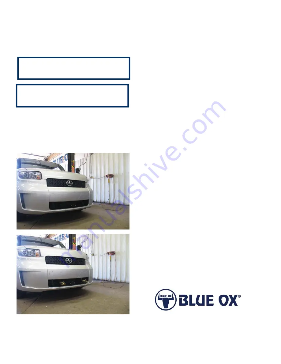 Blue Ox BX3776 Installation Instructions Manual Download Page 8