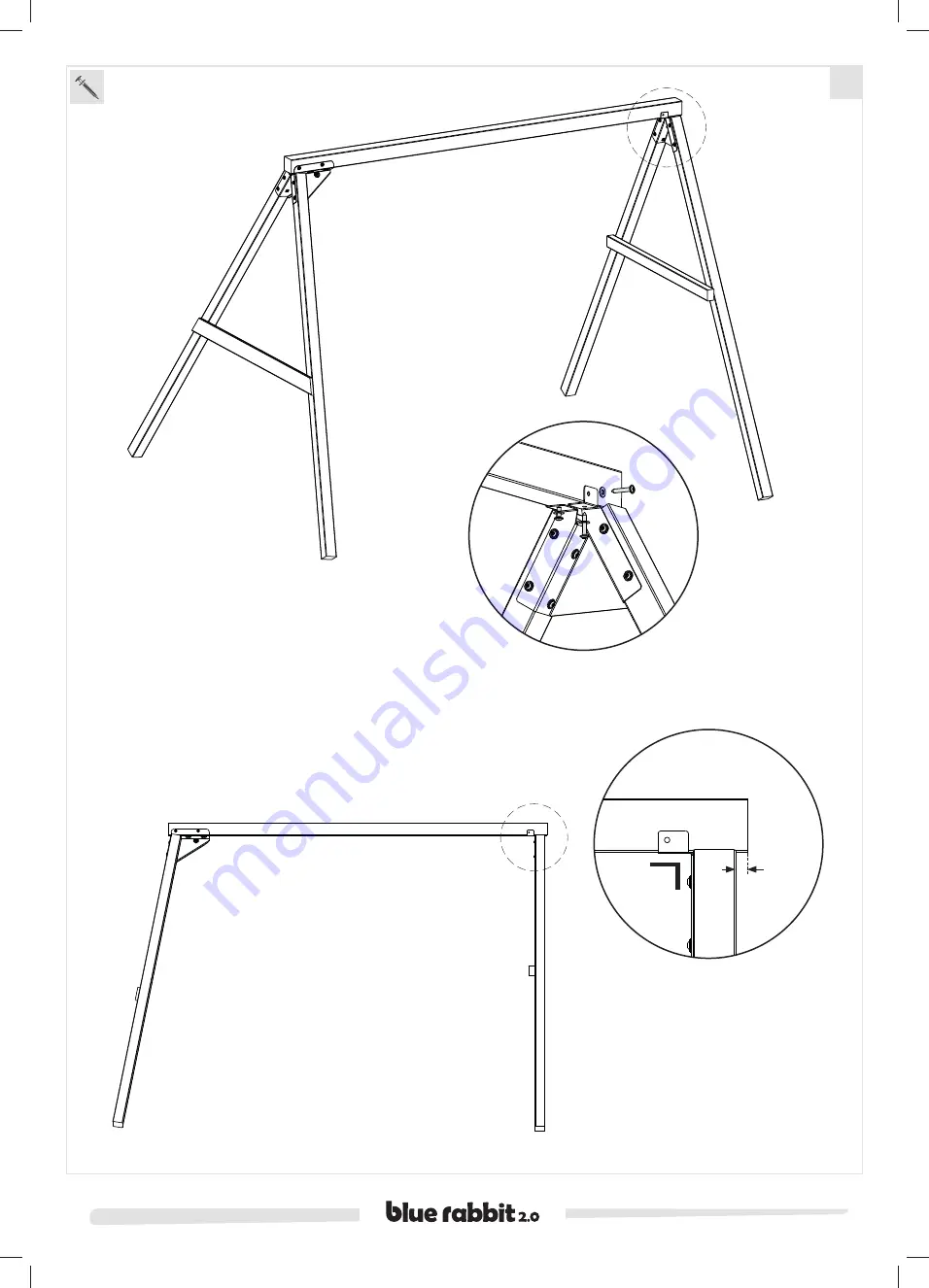 Blue Rabbit 2.0 Deckswing Assembly Instructions Manual Download Page 32