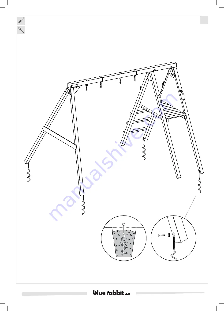 Blue Rabbit 2.0 Deckswing Assembly Instructions Manual Download Page 38