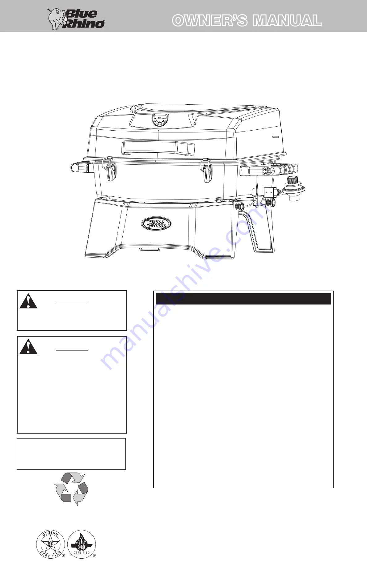 Blue Rhino 129322 Скачать руководство пользователя страница 1