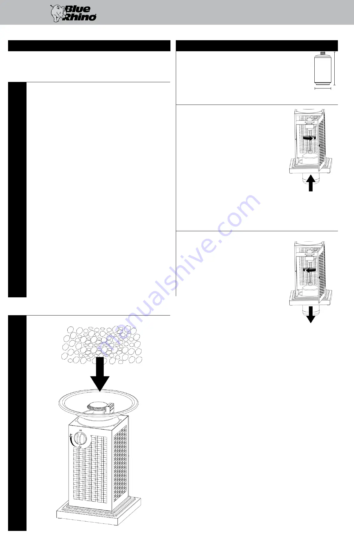 Blue Rhino GLT1305B Owner'S Manual Download Page 4