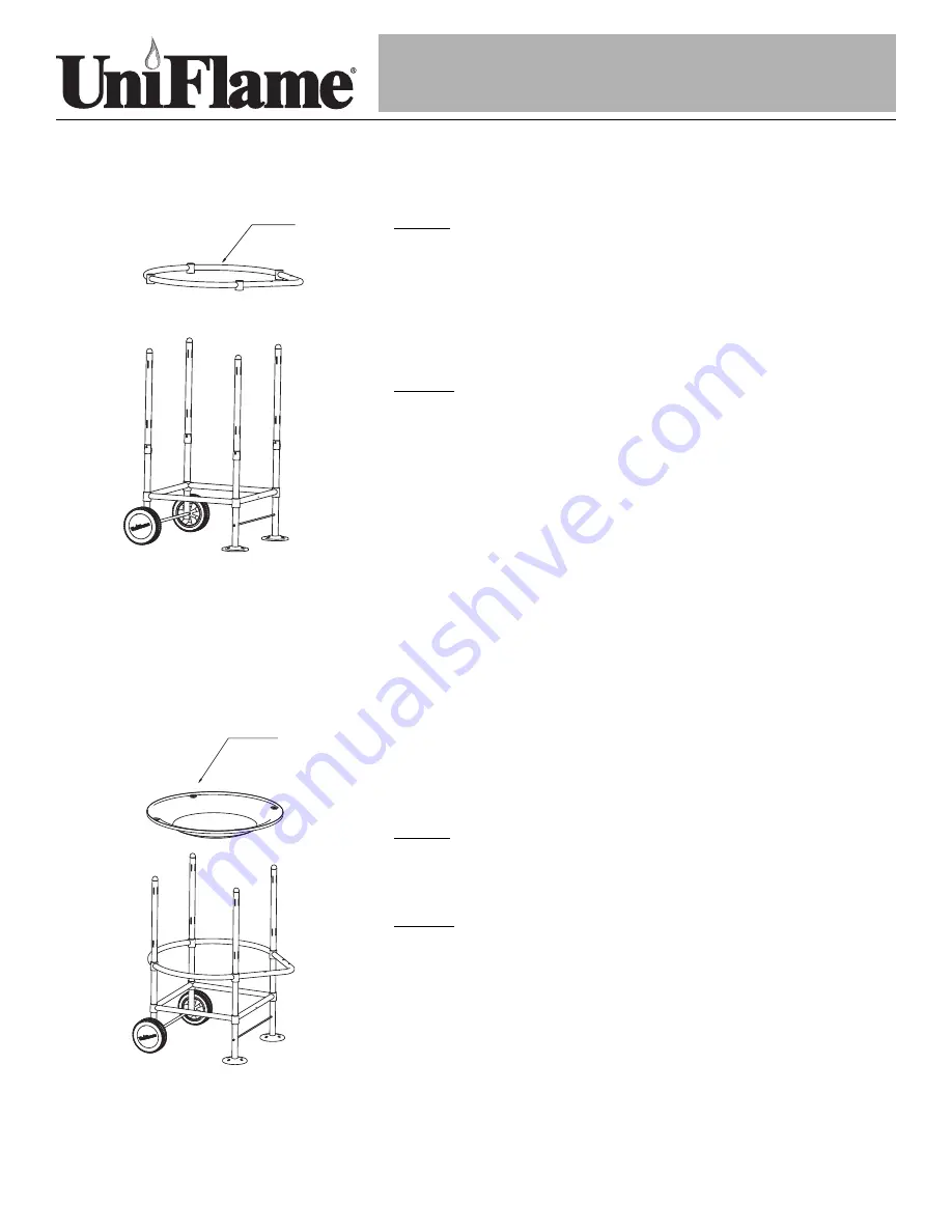 Blue Rhino UniFlame 251828 Owner'S Manual Download Page 8