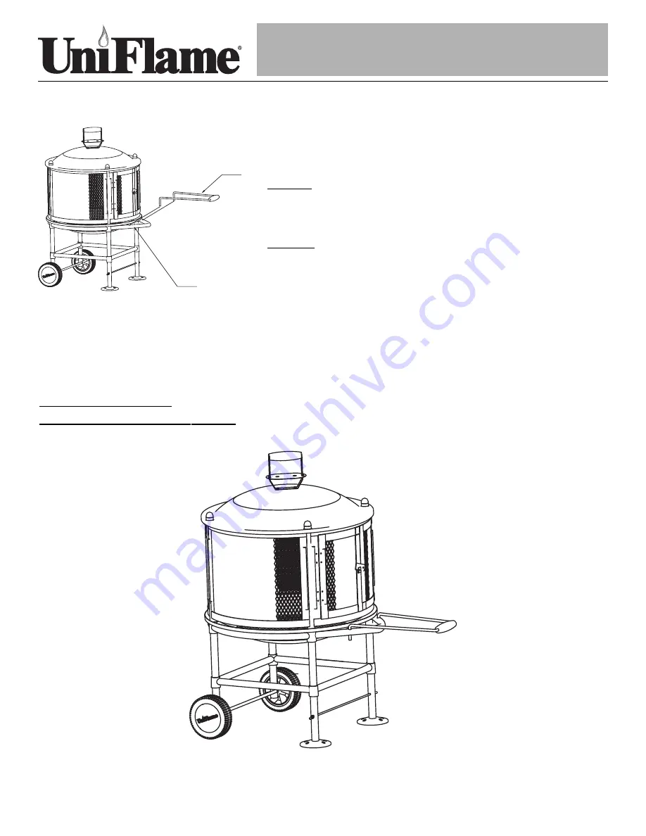 Blue Rhino UniFlame 251828 Скачать руководство пользователя страница 10