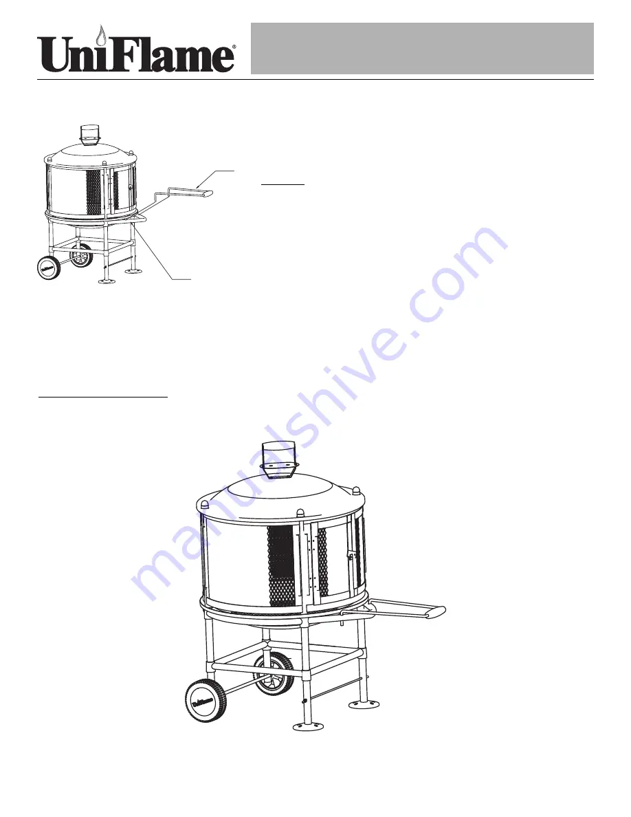 Blue Rhino UniFlame 252726 Скачать руководство пользователя страница 8