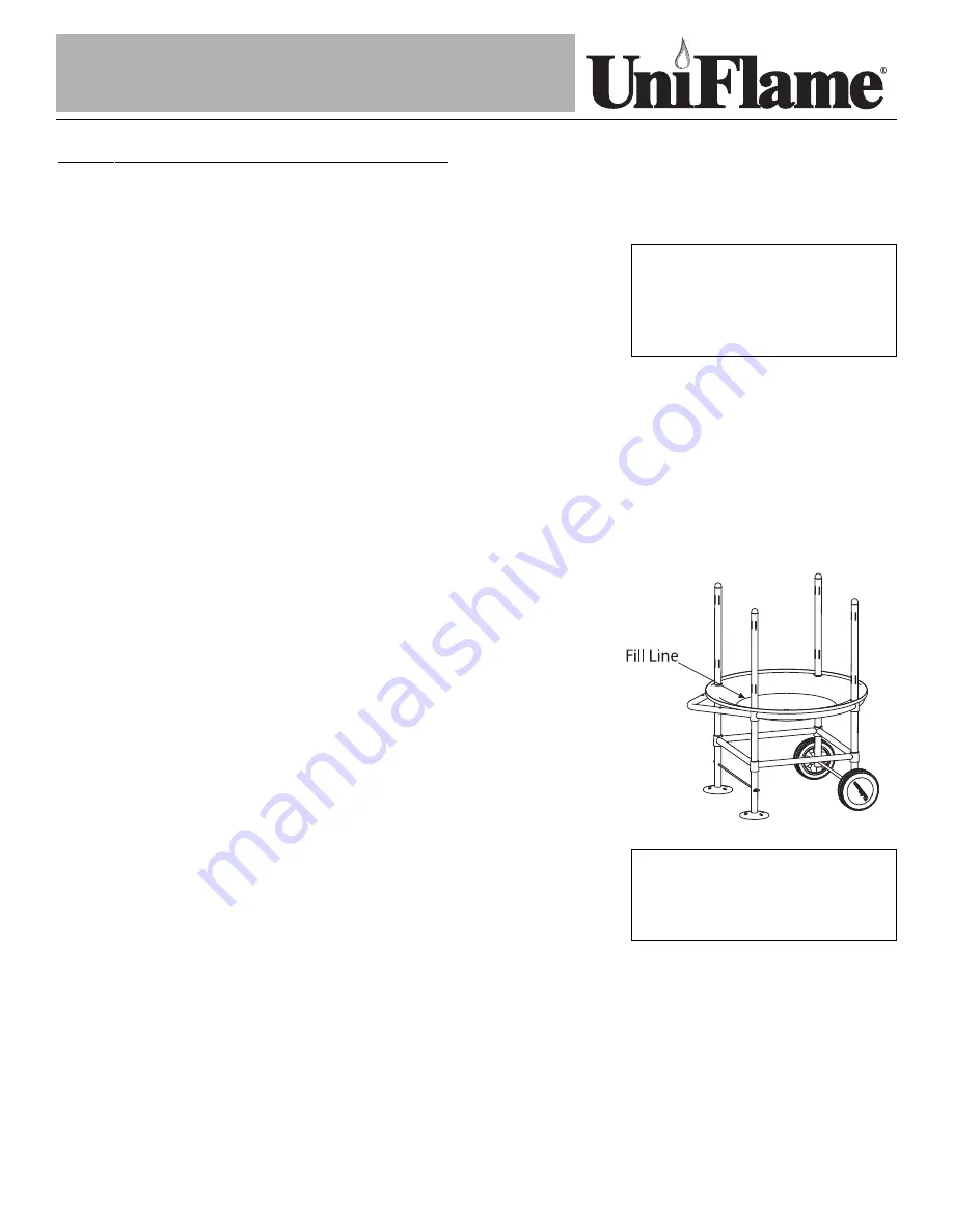 Blue Rhino UniFlame 252726 Скачать руководство пользователя страница 9