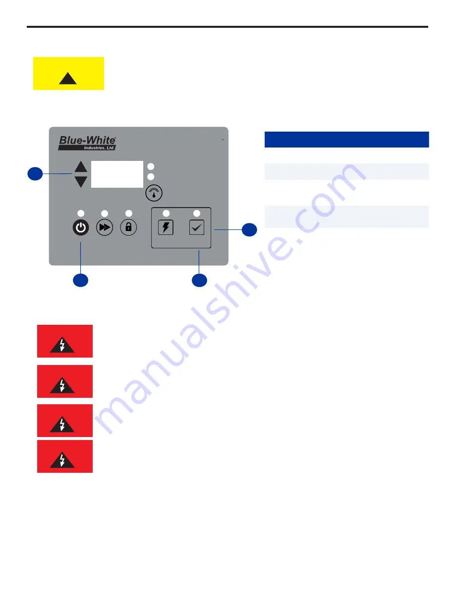 Blue-White CHEM-FEED CD1 Series Operating Manual Download Page 10