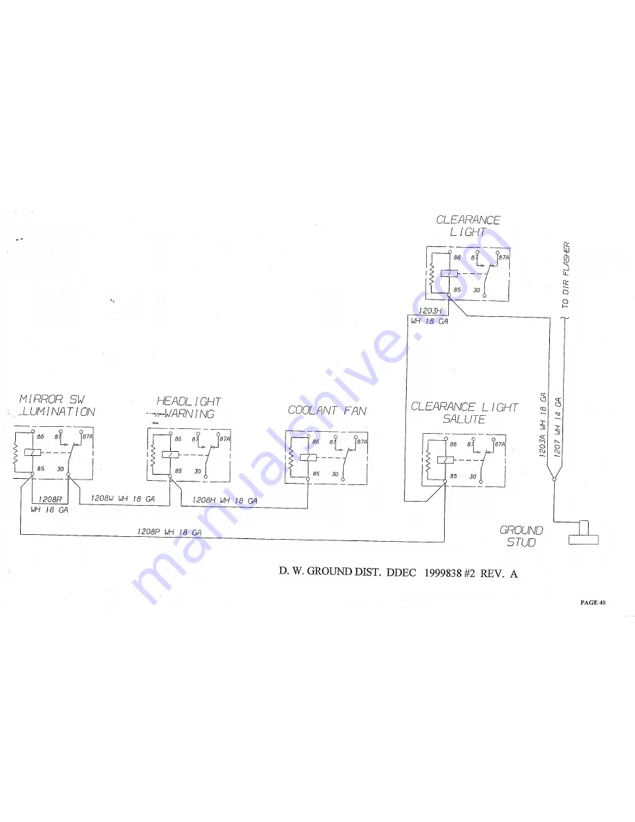 Bluebird 1998 41' Wanderlodge LXi Owner'S Manual Download Page 299