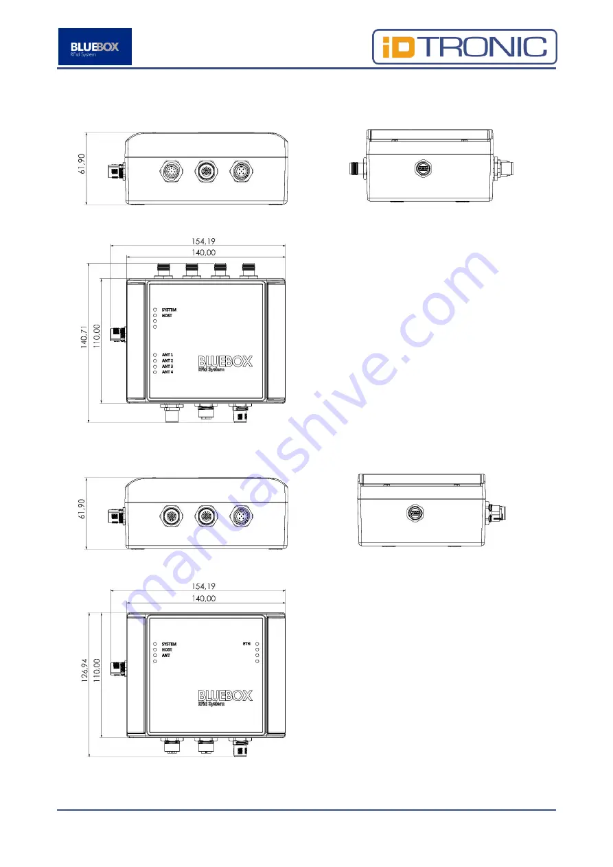 BlueBox IDTRONIC GEN2 ADVANT UHF Manual Download Page 76