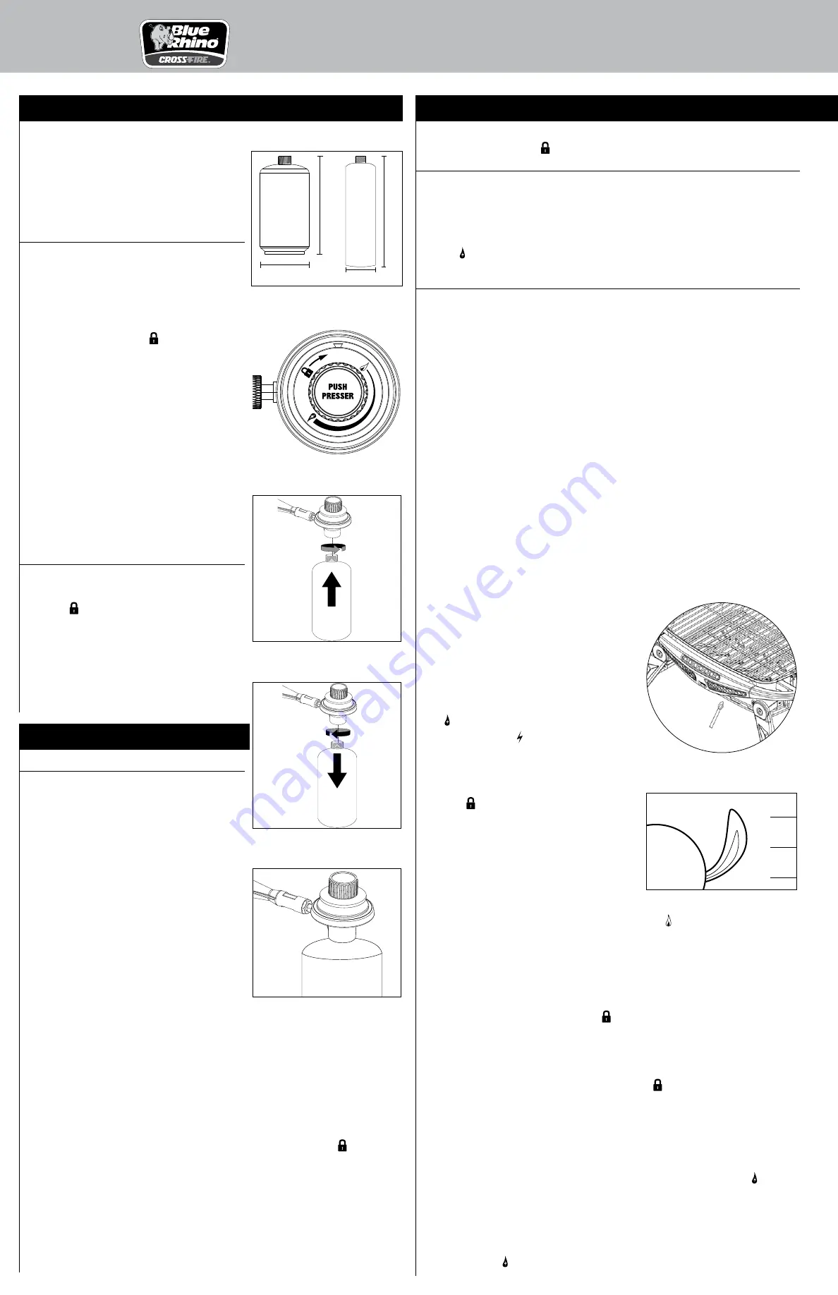 BlueRhino GBT1508B Owner'S Manual Download Page 24