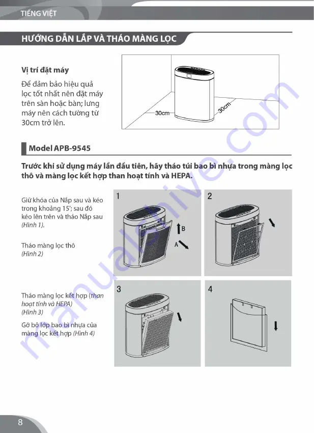 Bluestone APB-9545 User Manual Download Page 8